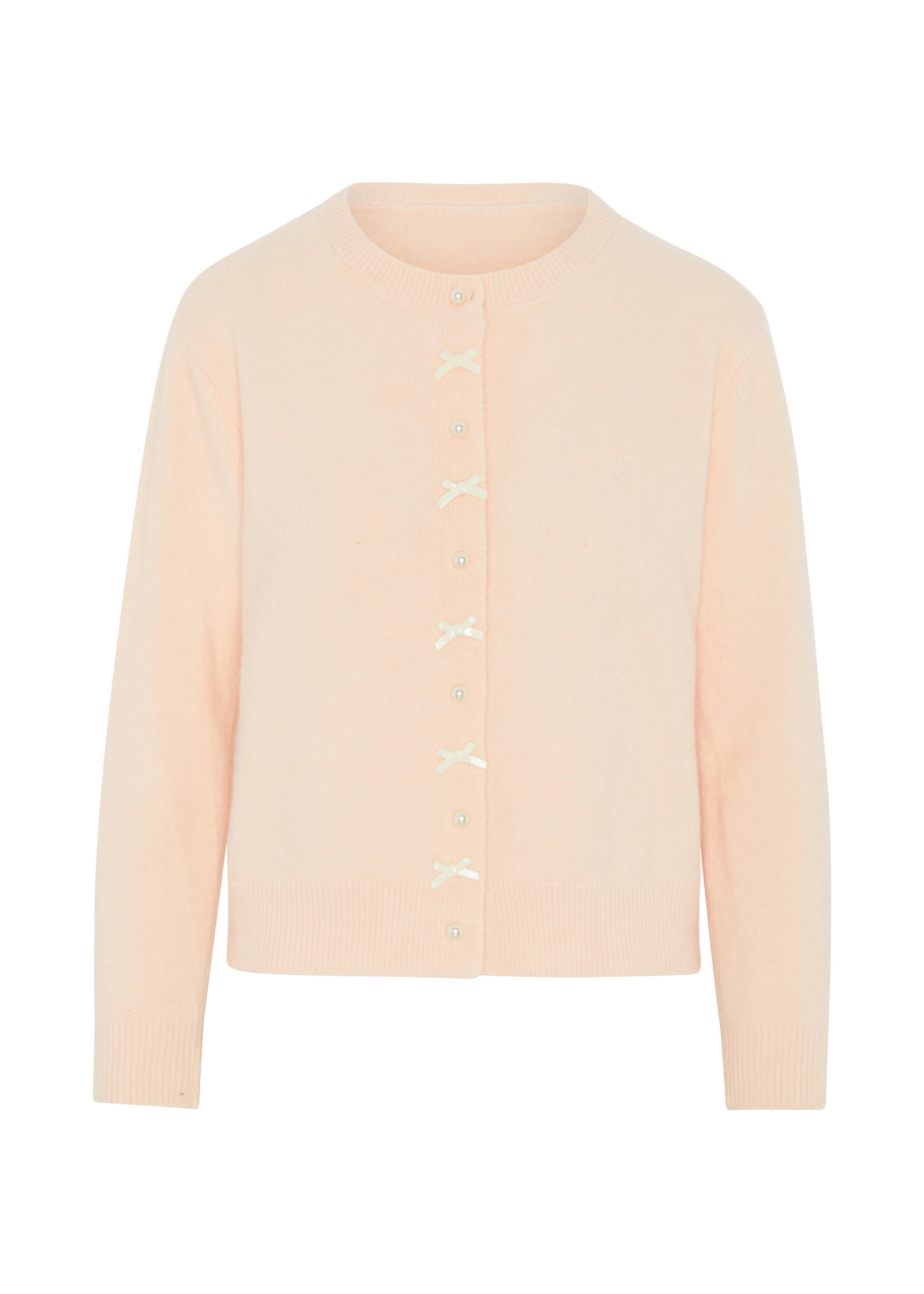 The Bow Knit - Pastel Pink