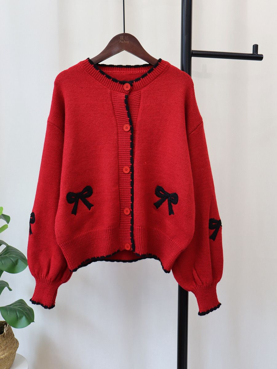 The Madison Knit - Red