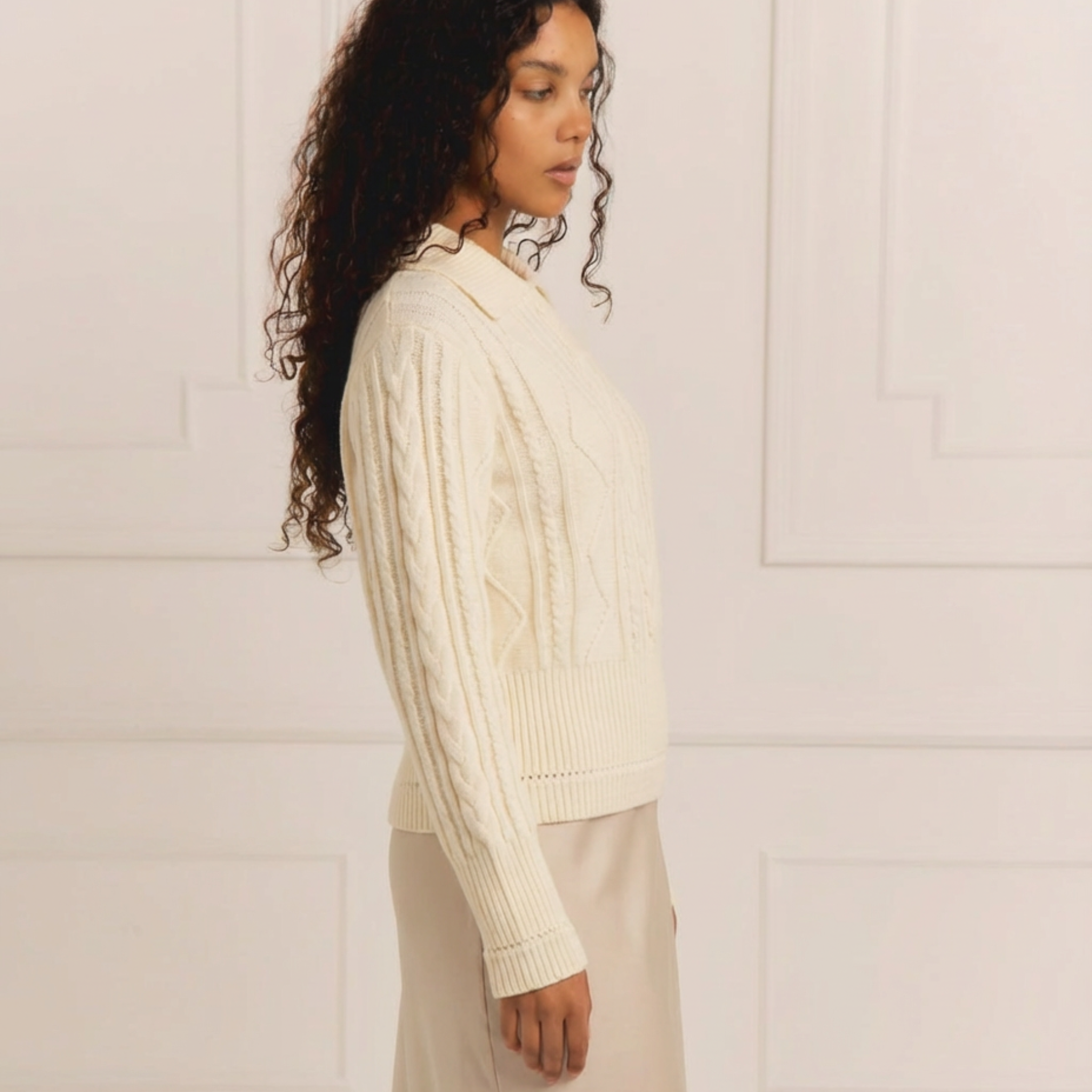 The Ruby Knit - Cream