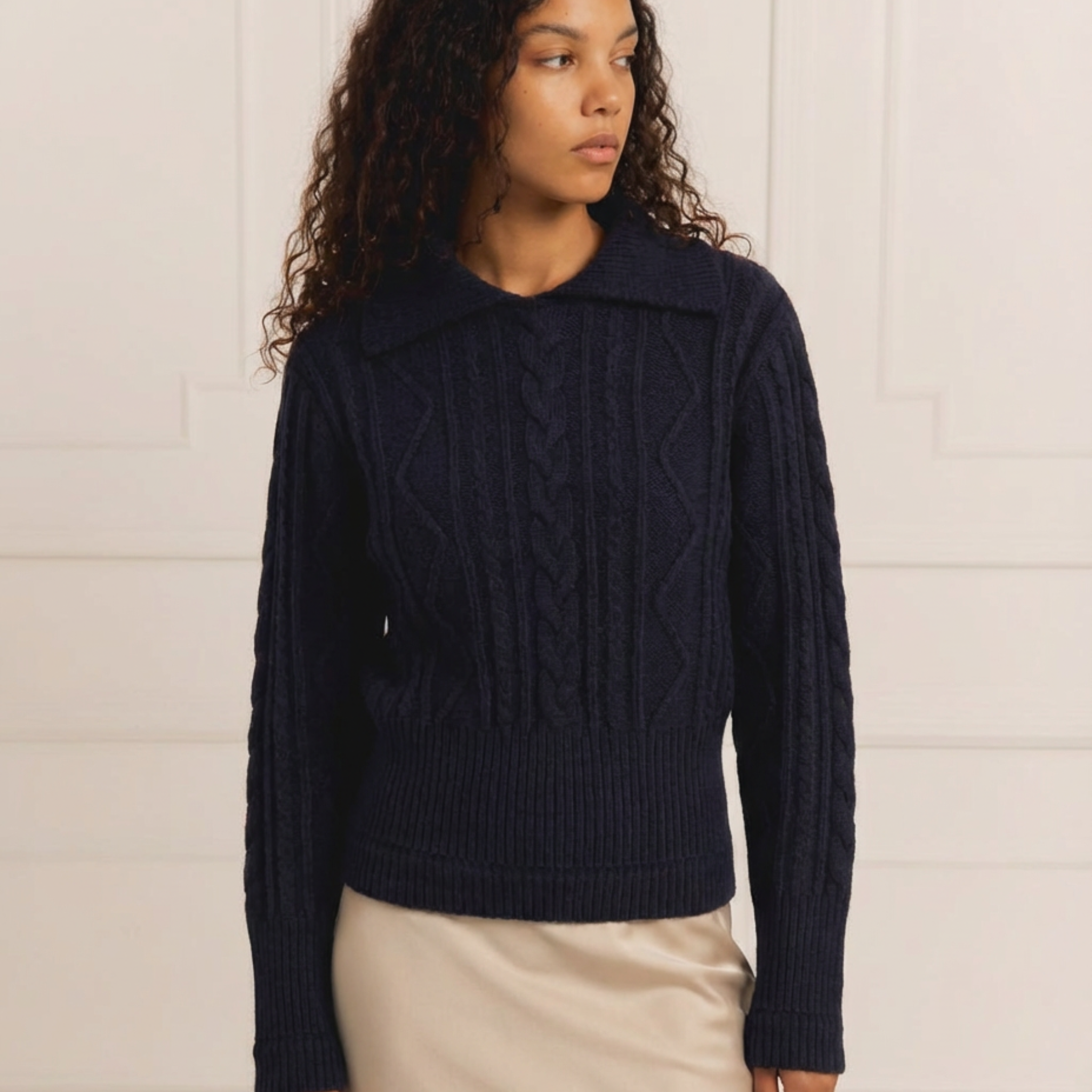 The Ruby Knit - Navy