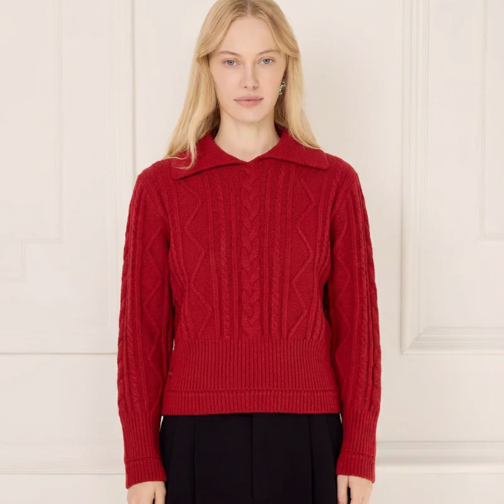 The Ruby Knit - Red
