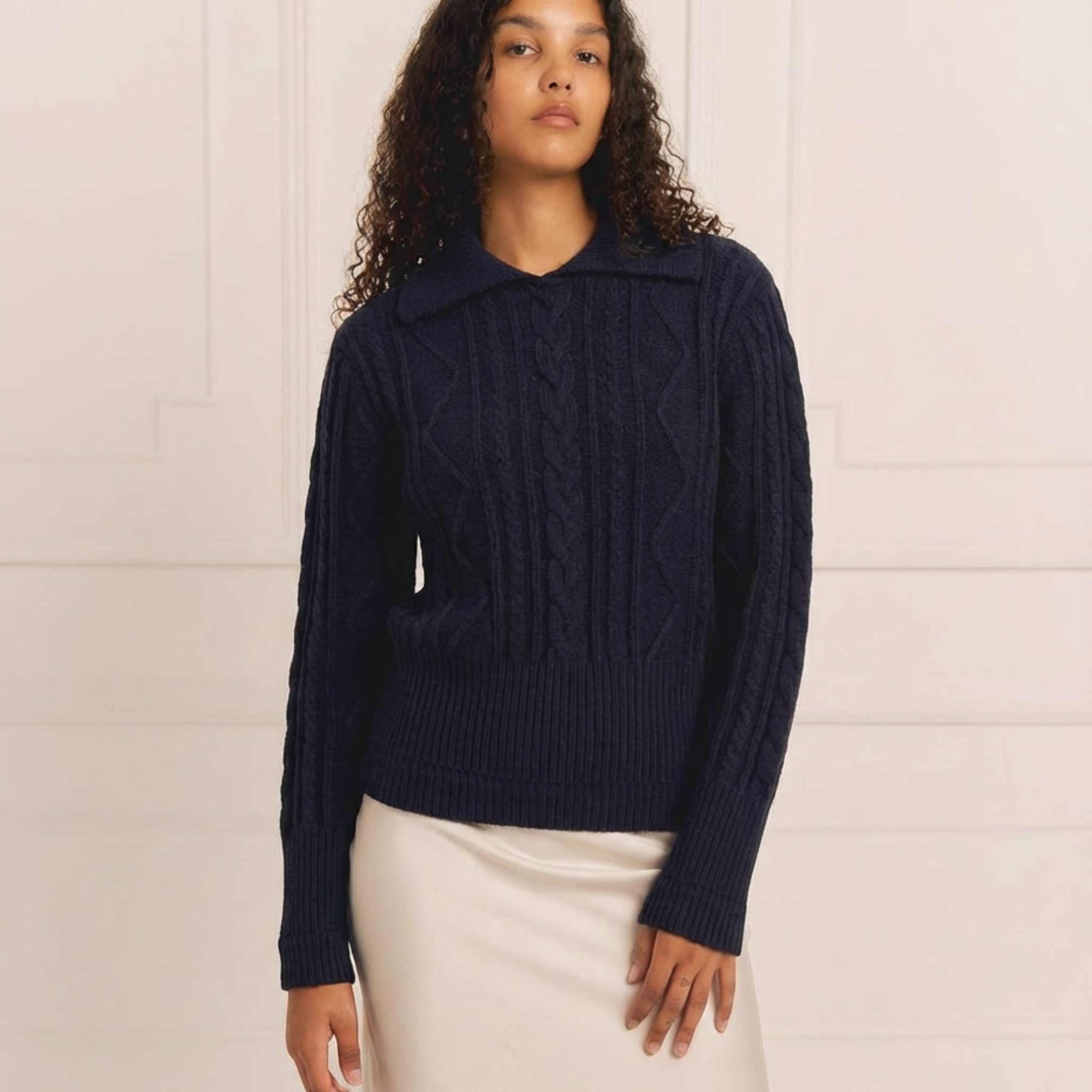 The Ruby Knit - Navy