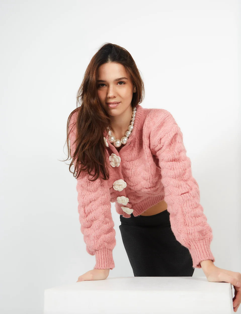 The Flora Knit - Pink