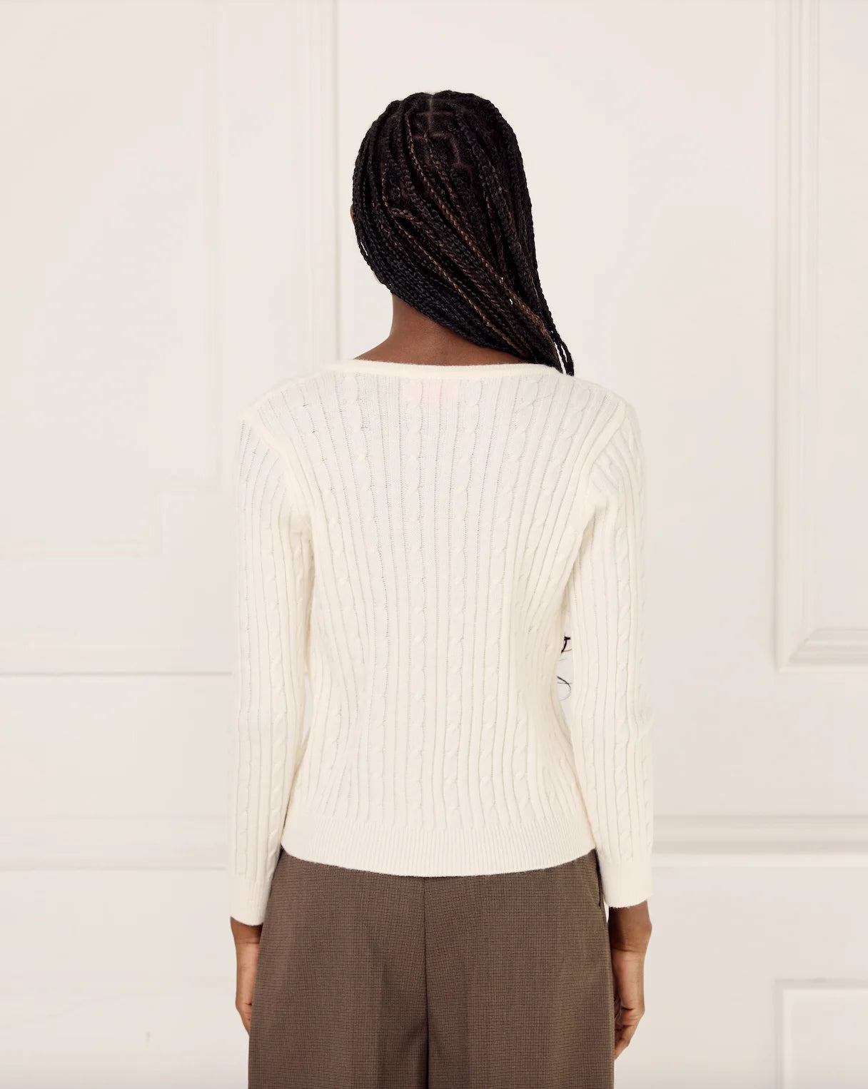 The Alexandra Knit - Cream