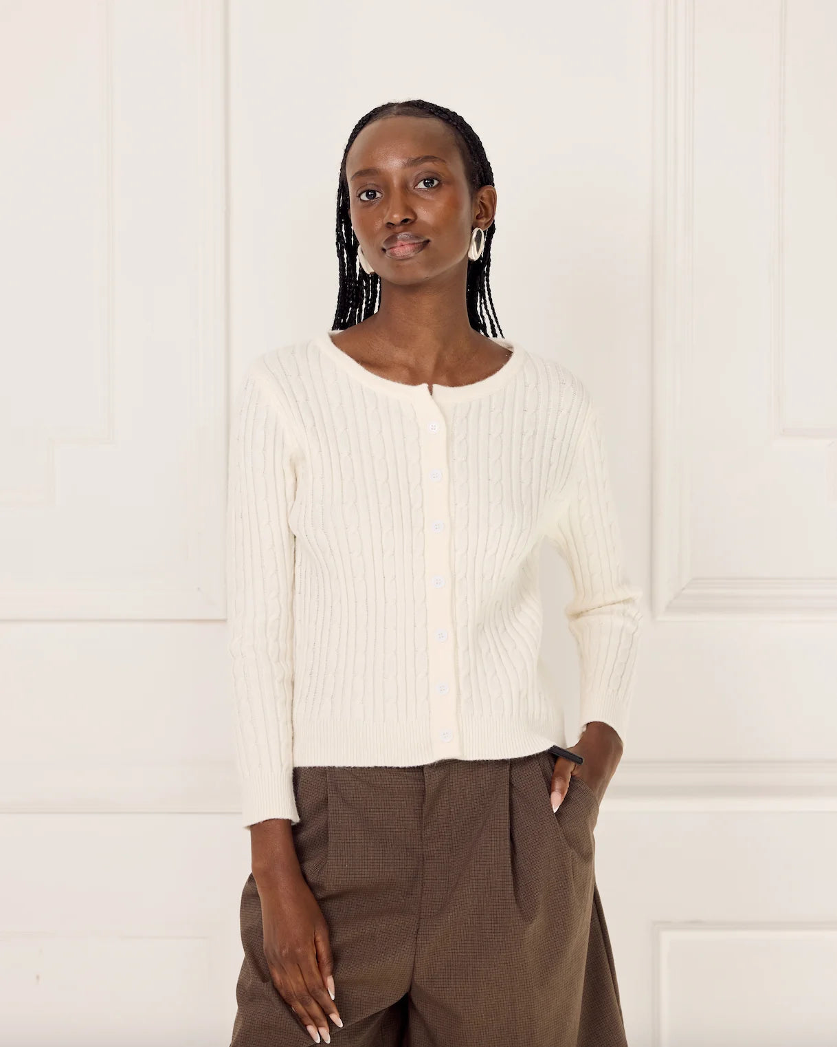 The Alexandra Knit - Cream