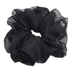 The Flossie Scrunchie in Black